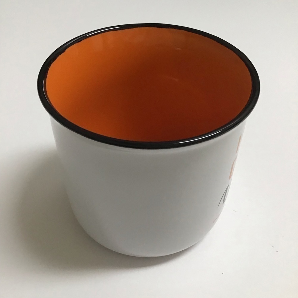 NEW Halloween Coffee Mug I Like My Coffee Wicked Witch Broom Orange Black Picks - Picture 13 of 15